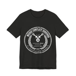 Camiseta de superviviente de conflicto de fusión, camiseta divertida para programadores y desarrolladores de Git imagen 4
