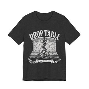 Drop Table What's Done (Wat is gedaan, kan niet ongedaan worden gemaakt) Shirt, grappig T-shirt DBA-databasebeheerder, vintage klassiek SQL Server-cadeau, verjaardag programmeur afbeelding 5