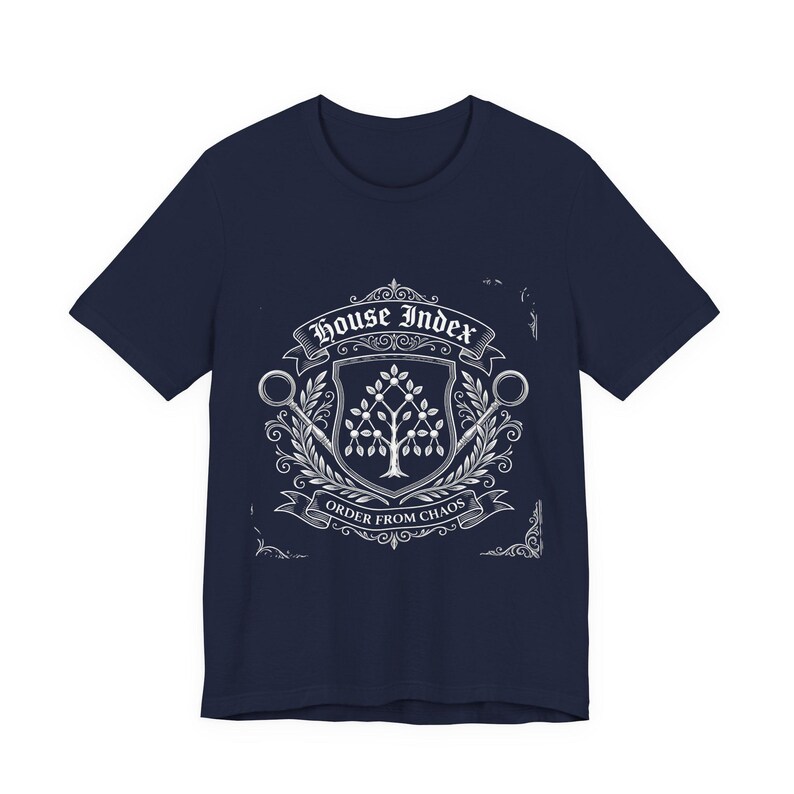 House Index Shirt, Funny SQL Server DBA Tee, Database Index Performance Tuning Gift, Developer Programmer Humor, Crest Tee image 6