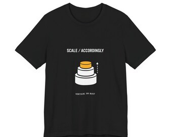 Skalieren Sie entsprechend vertikal oder Büste Shirt, lustiges DBA-Basis-Jobs-T-Shirt, Back-End-Ingenieur, Programmierer Geburtstagsgeschenk, Backend-Ingenieur Geschenk