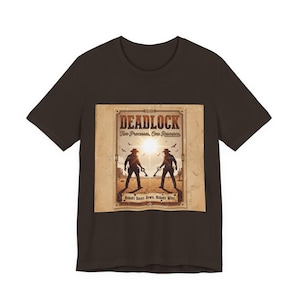 DEADLOCK Vintage Western Poster Shirt, Funny SQL Server Tee, DBA Programmer Gift, Database Admin Developer Humor, Coder Birthday Tee