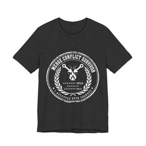 Camiseta de superviviente de conflicto de fusión, camiseta divertida para programadores y desarrolladores de Git imagen 5