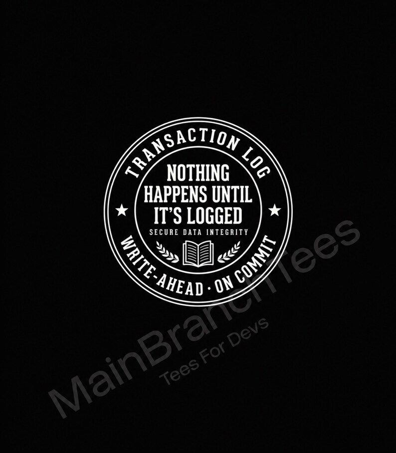 SQL Server Transaction Log Tee, Database Admin Humor Shirt, Programmer Birthday Gift image 4