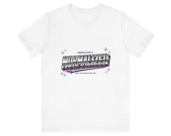 Absolut normalisiert und Sie sollten auch T-Shirt sein, Lustiges DBA-DB-T-Shirt, Retro 80er Jahre Chrom Geschenk, Programmierer Geburtstagsgeschenk