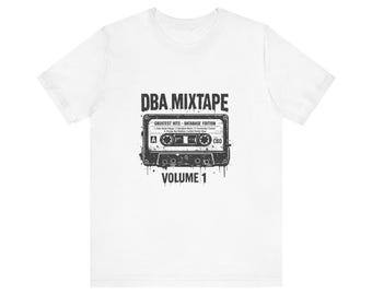 DBA Mixtape Greatest Hits Banking Edition T-Shirt, Lustiges Geschenk für Programmierer, Retro 90er Jahre Kassette 300 Programmierer Geschenk, Coder Geburtstag