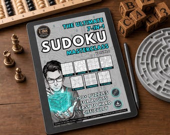 The Ultimate 7-in-1 Sudoku Masterclass Volume 1 | 7 Puzzle Varieties, 100+ Hyperlinked Puzzles (Digital PDF | Kindle Scribe & reMarkable 2)