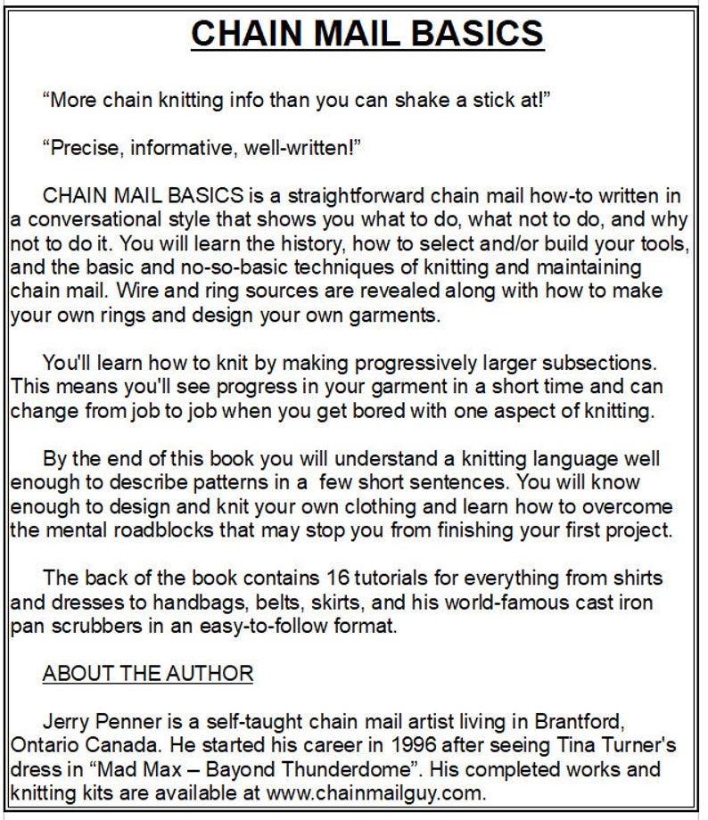 Chain Mail Basics 4th Edition e-Book How to Knit the 4-in-1 Pattern Without Losing Your Mind or Your Patience image 4