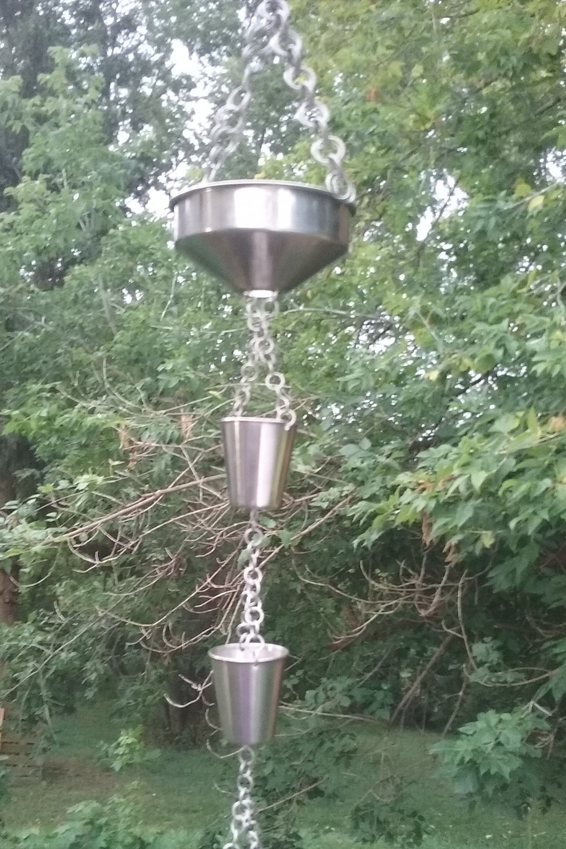 Stainless Rain Chain Free Shipping Etsy