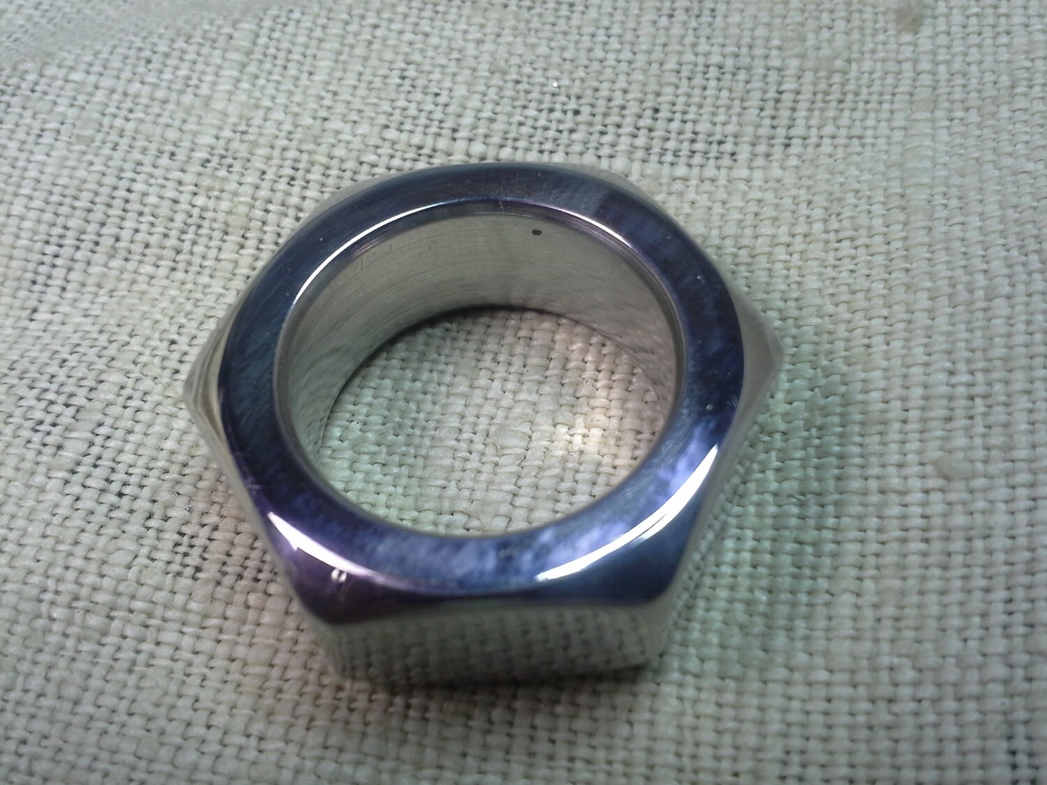 stainless steel hex nut ring sizes 15 25 free shipping etsy