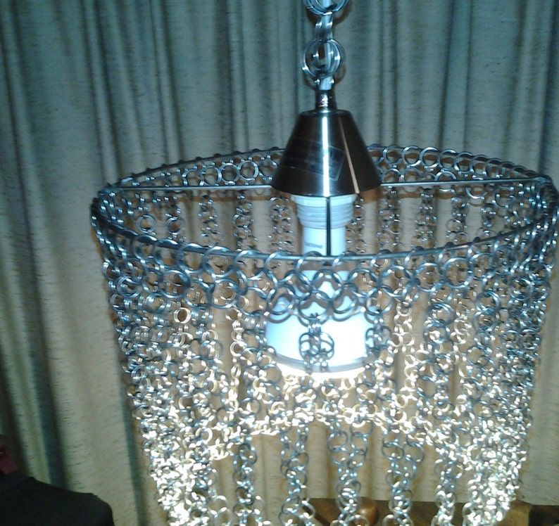 Chain Mail Swag Chandelier Lamp