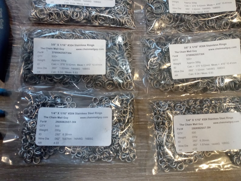 Chain Mail Armour Starter Kit – Stainless Steel Rings, Pliers & Basics ...