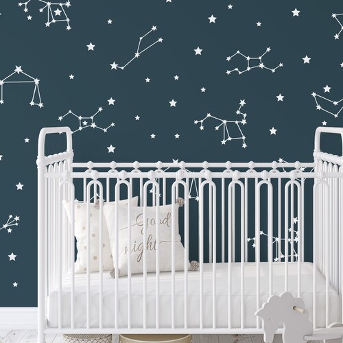 Space Wall Decals Outer Space Nursery Decor Rocket Ship | Etsy
