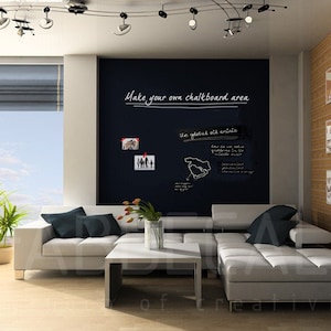 Large Chalkboard Wall Decal Self Adhesive Chalkboard Wall Etsy