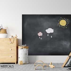 Chalkboard Decal, Playroom Decor, Blackboard For Kids, Wall Decals, Drawing Chalkboard, Kids Room Decor, Chalkboard Sticker - ID416