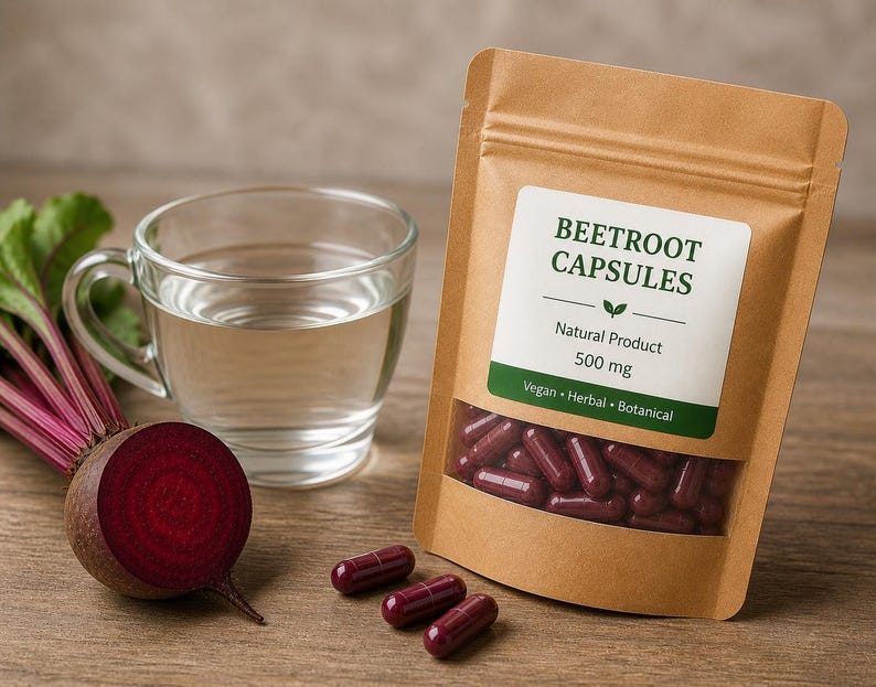 Beetroot Capsules, Red Beet, Natural Product, Vegan Herbal Capsule ...