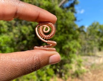 Anillo de cobre Cobra