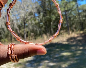 Pulseras de cobre