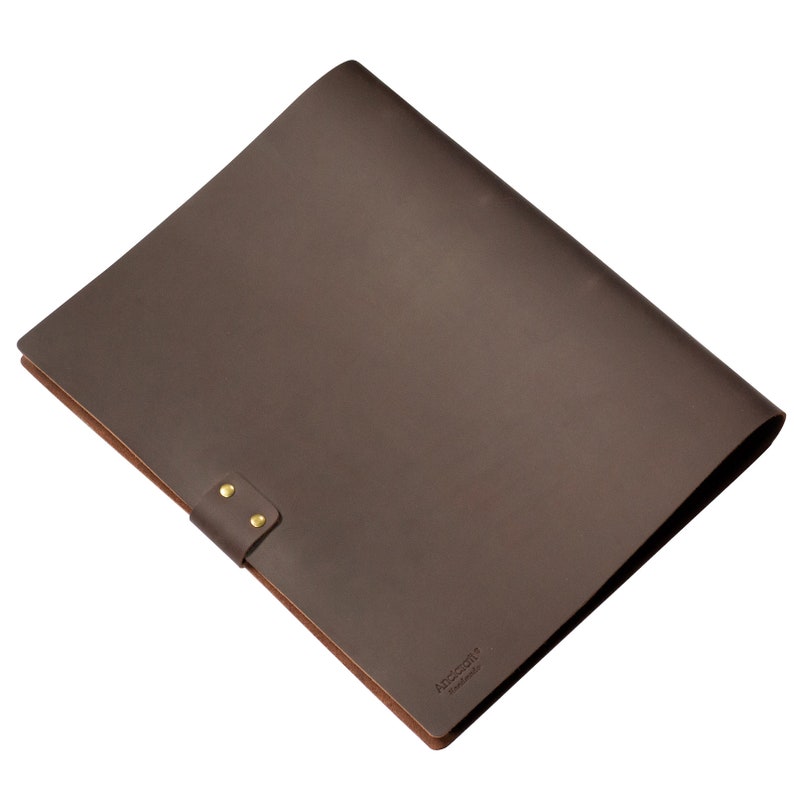 A4 Leather Journal Large Sketchbook Scrapbook Guestbook With 4 Etsy