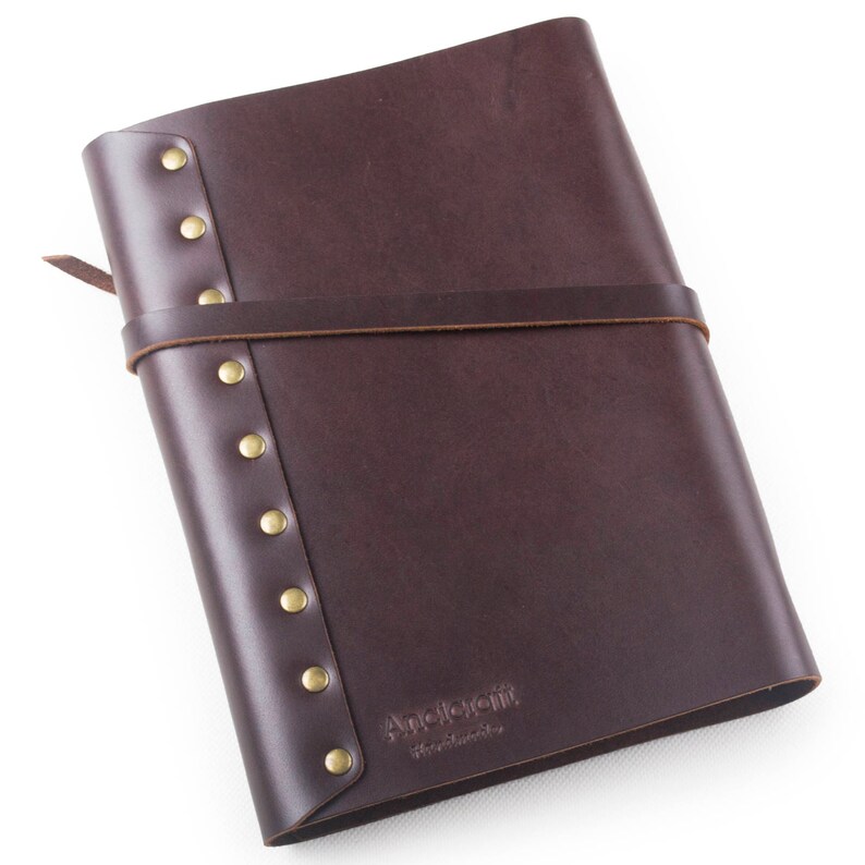 Vintage Leather Journal Diary Planner with Key Charm A5 Blank Etsy