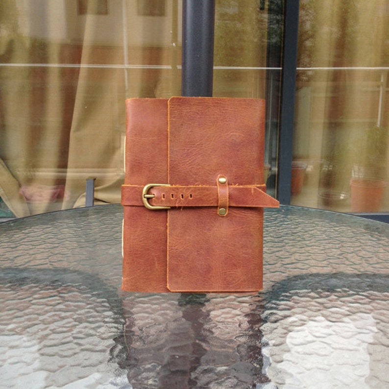 ONLY 1PCS Leather Journal Diary With Strap Vintage Buckle A5 Etsy