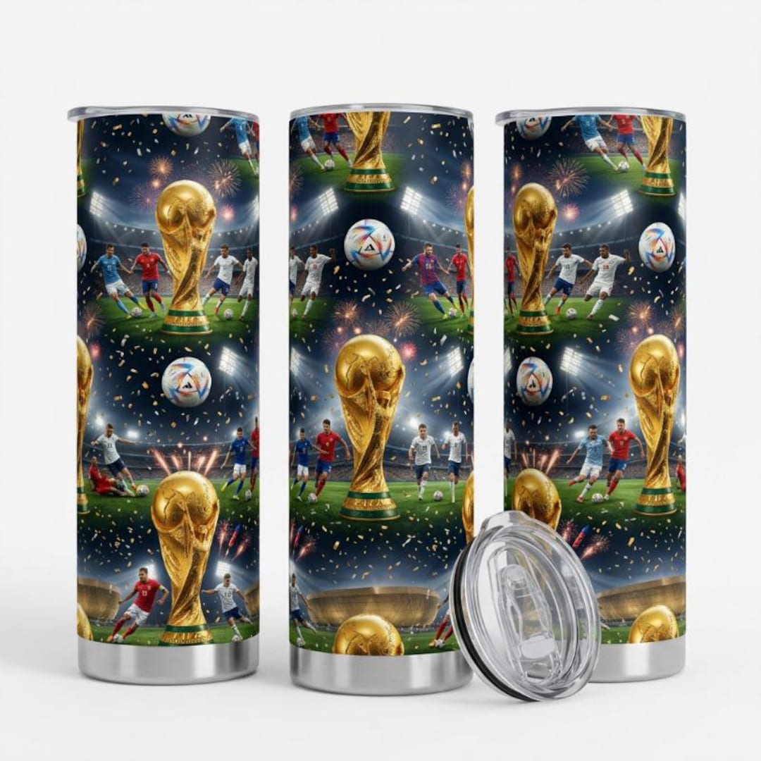Pattern Png Fifa FIFA Football World Cup 2026 Seamless Pattern PNG | Soccer Trophy 20 OZ ...