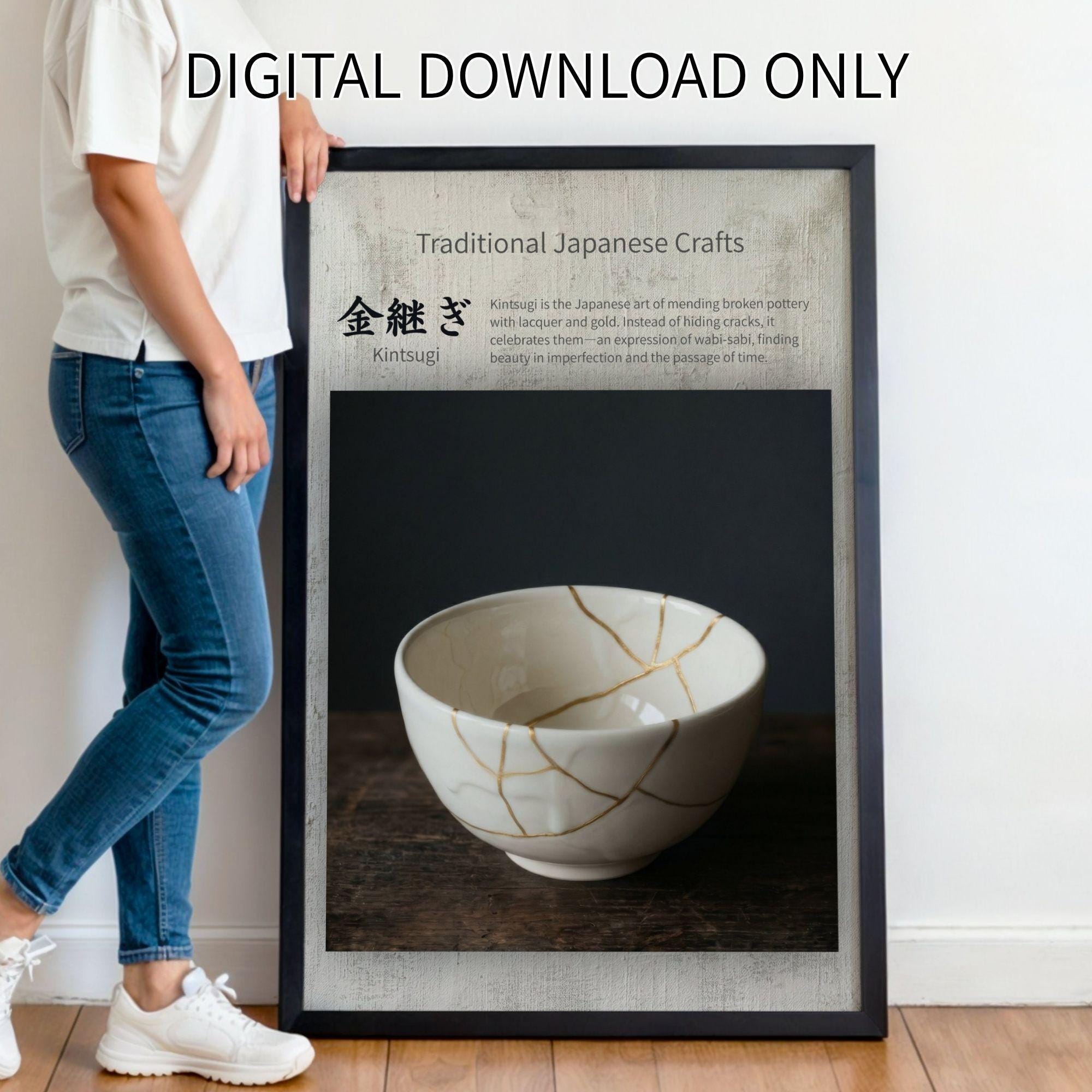 Authentic Kintsugi Bowl Japan - Etsy