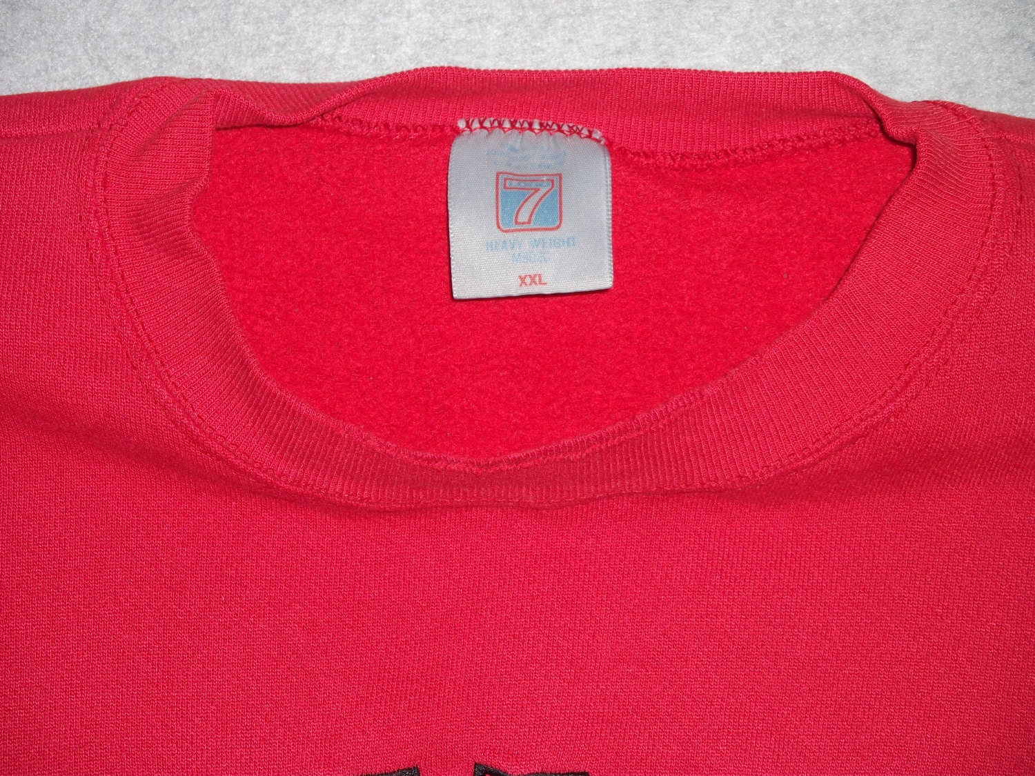 80s 90s Chicago Bulls Red Basketball Sweatshirt Well Worn Logo - Etsy
