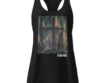 Women’s fitted racerback tank top