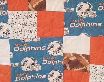 Miami Dolphins quilt