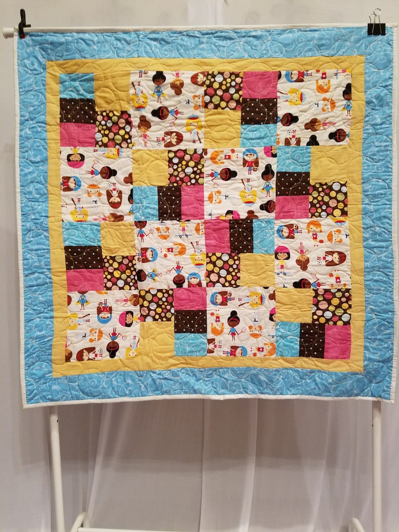 GIRLS SPORT QUILT Etsy