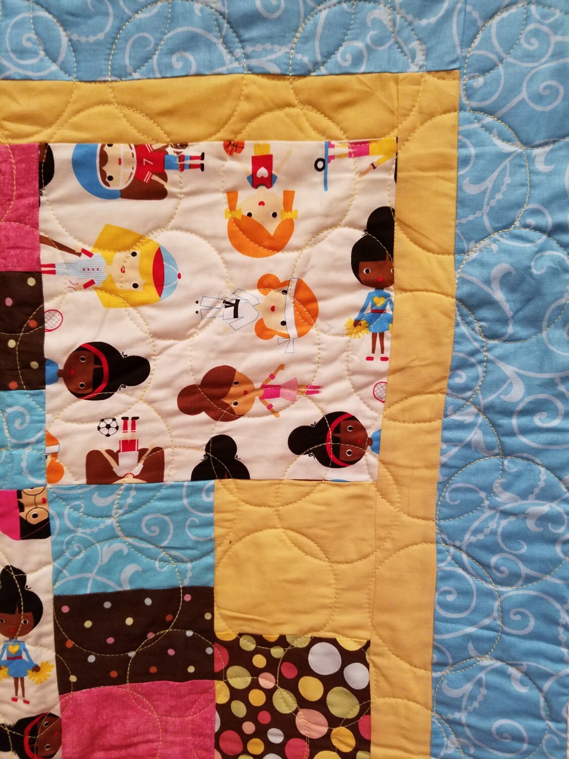 GIRLS SPORT QUILT Etsy