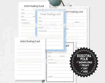 Atc Card Backs - Etsy