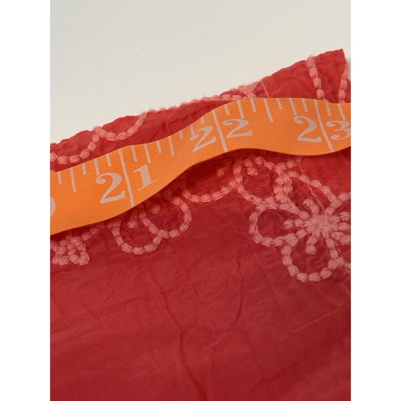 Johnny Was Embroidery Front & Back Large. Tangerine Tunic/Dress Bohemian Style image 11