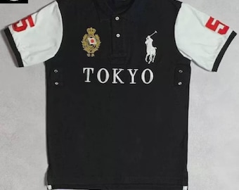 Polo Ralph Lauren Polo T-Shirt Tokyo Barcelona || 5 Big Pony Luxury PRL Chief Keef