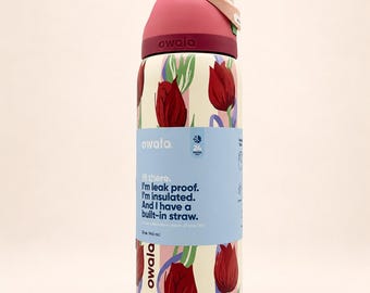 Owala Water Bottle 32oz Insulated Leakproof Straw Bottle