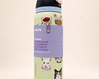 Owala Water Bottle 32oz Insulated Leakproof Straw Bottle