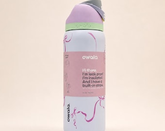 Owala Water Bottle 32oz Insulated Leakproof Straw Bottle