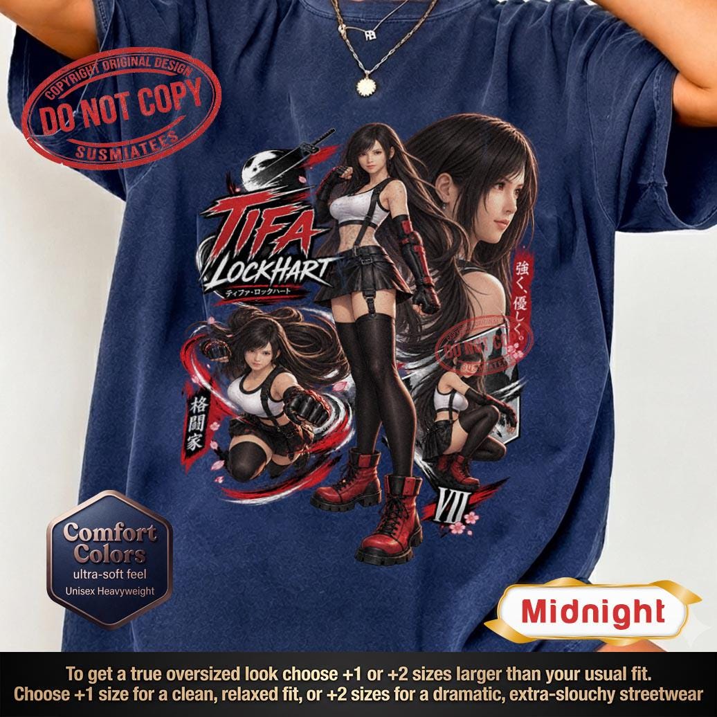 Tifa lockhart shirt - Etsy 日本