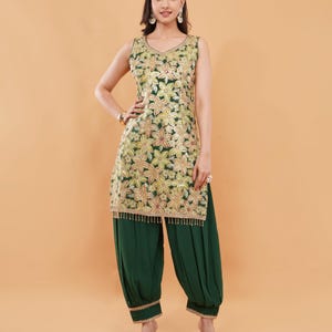 Green Mehndi Dress - Etsy