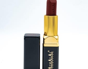 Halal Matte Velvet Lipstick – Long Lasting Vegan Lip Color (Shade AL19 MINAHIL)