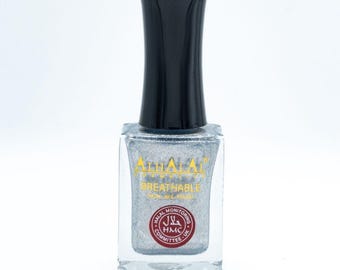 Halal Atmungsaktiver Gel-Nagellack Rot Weiß | Vegane Tierversuchsfreie glänzende Nagelfarbe