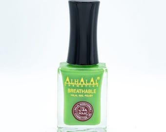 Halal Atmungsaktiver Gel-Nagellack Rot Weiß | Vegane Tierversuchsfreie glänzende Nagelfarbe