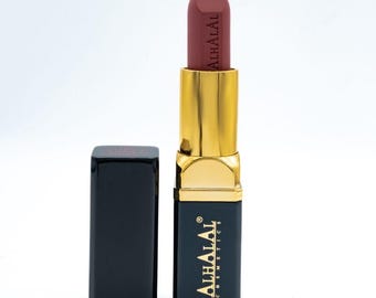 Barra de labios Halal Matte Velvet – Color de labios vegano de larga duración (Tono AL27 ESHAL)