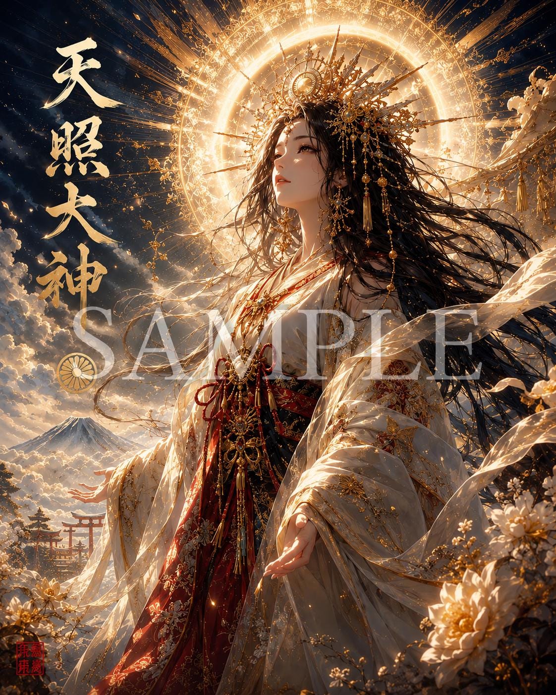 天照大御神のポスター - Etsy 日本