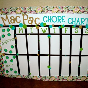 Personalized Chore Chart - Etsy
