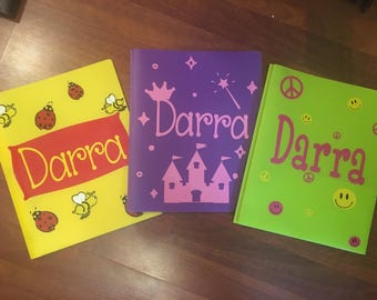 Personalized School Folders and Supplies