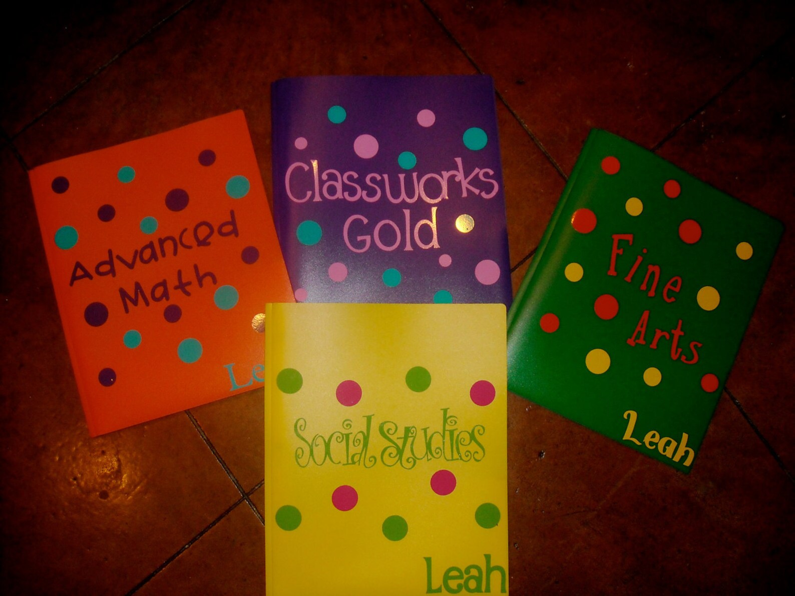 Personalized School Folders and Supplies Etsy
