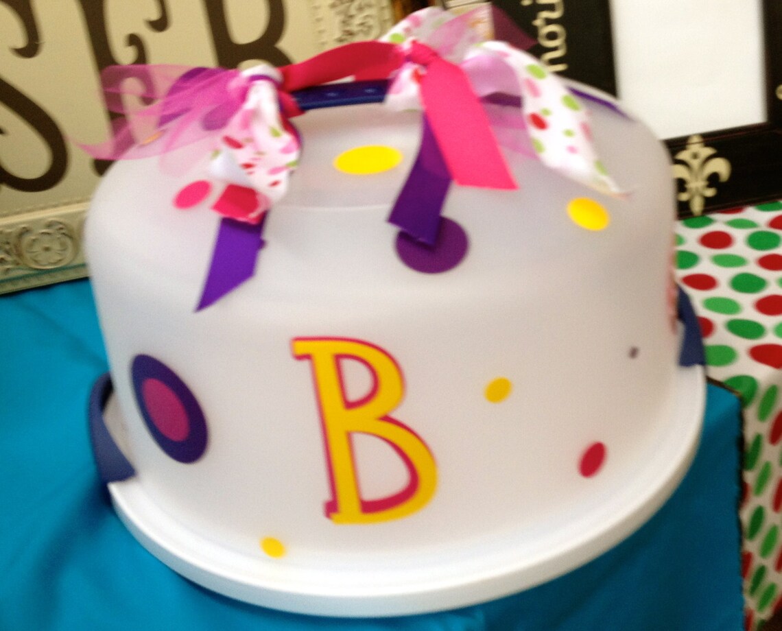 Personalized Cake Holder Etsy