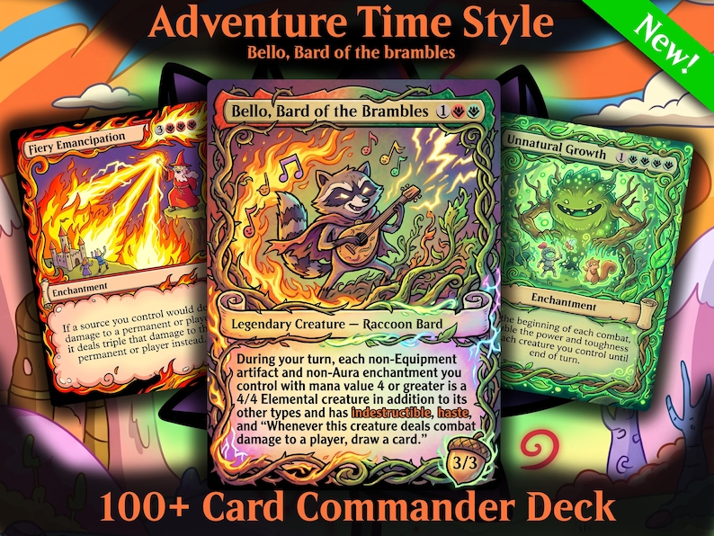 Bello Adve.nture Ti.me Art Style Commander Proxy Deck - Etsy
