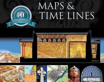 Libro Rose di tabelle, mappe e cronologie bibliche: edizione speciale con rilegatura a spirale - Guida di studio